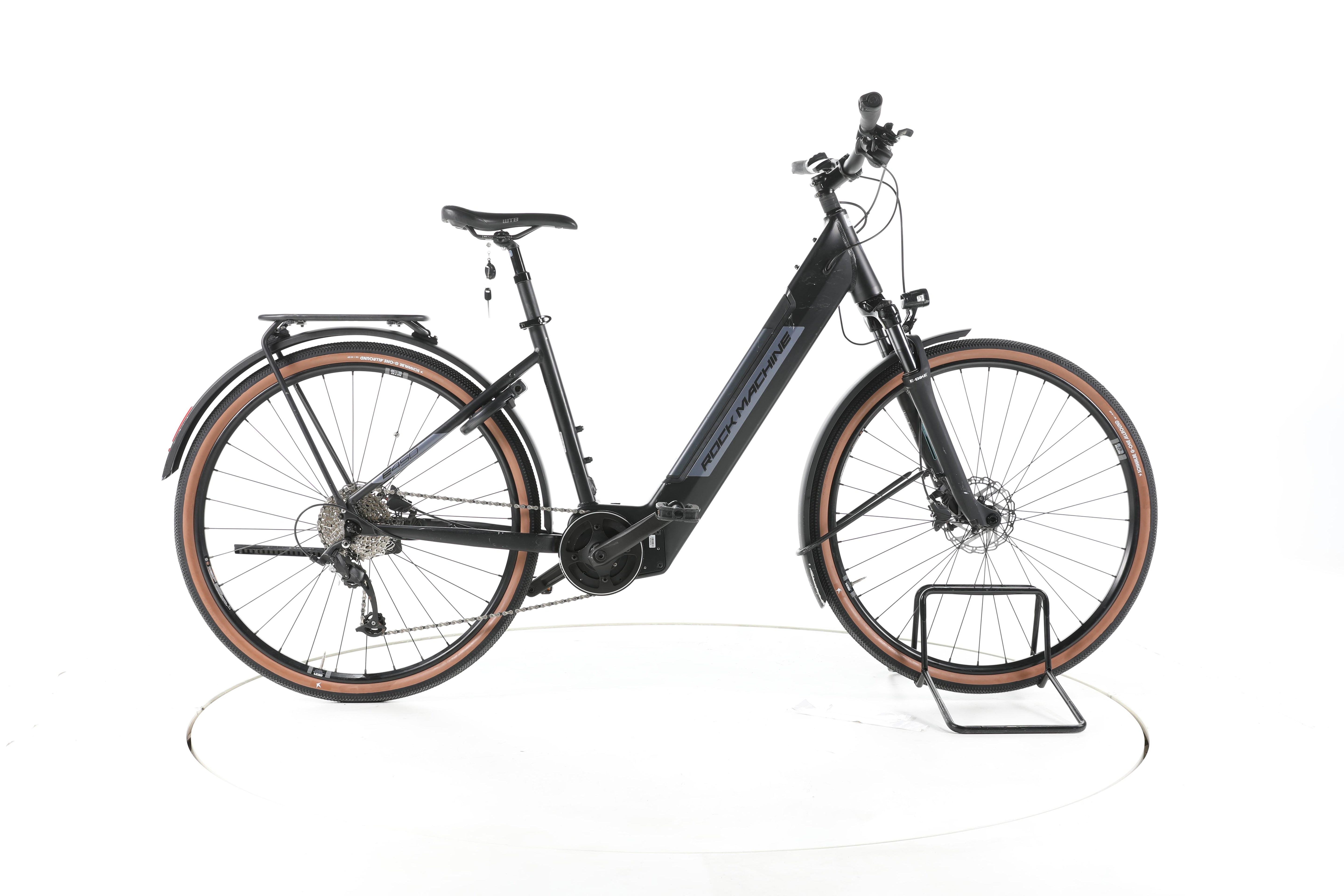 Rock Machine Crossride E450 Trekking E-Bike Tiefeinsteiger - Image 1