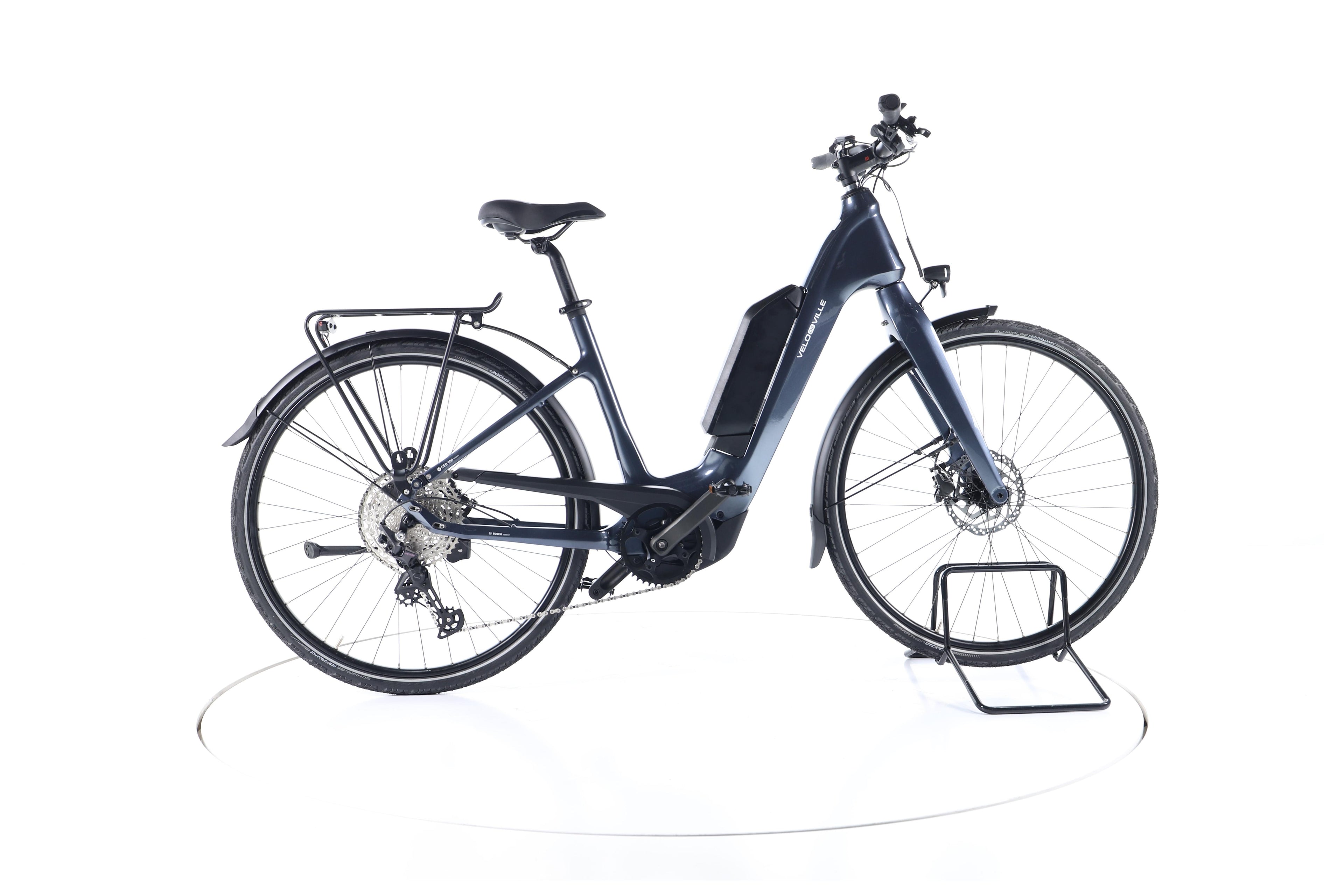 Velo de Ville CEB 900 Carbon Smart Trekking E-Bike Tiefeinsteiger Carbon 2024 - Image 1