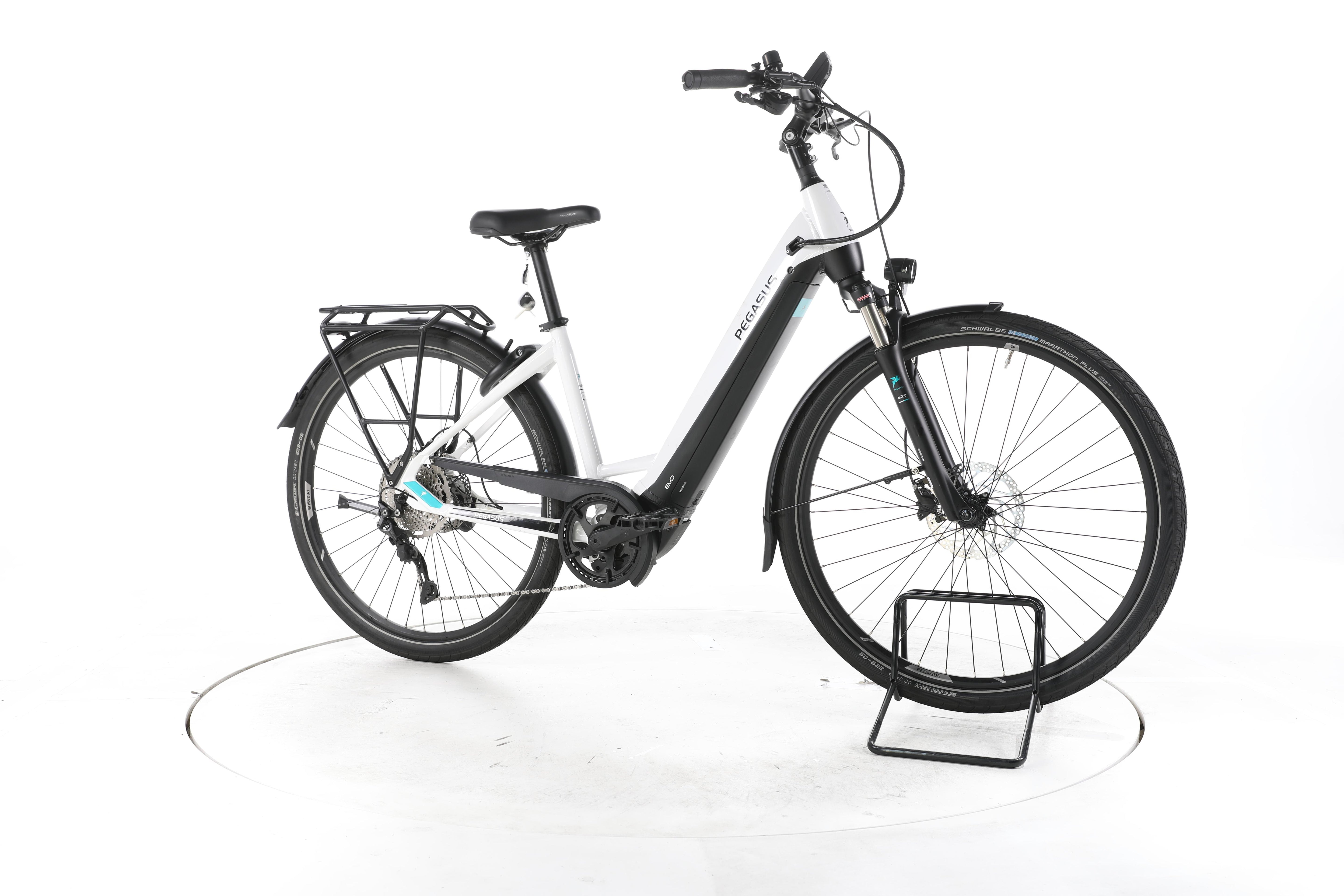 Pegasus Premio Evo 10 Lite ,white,45 Trekking E-Bike Tiefeinsteiger - Image 2