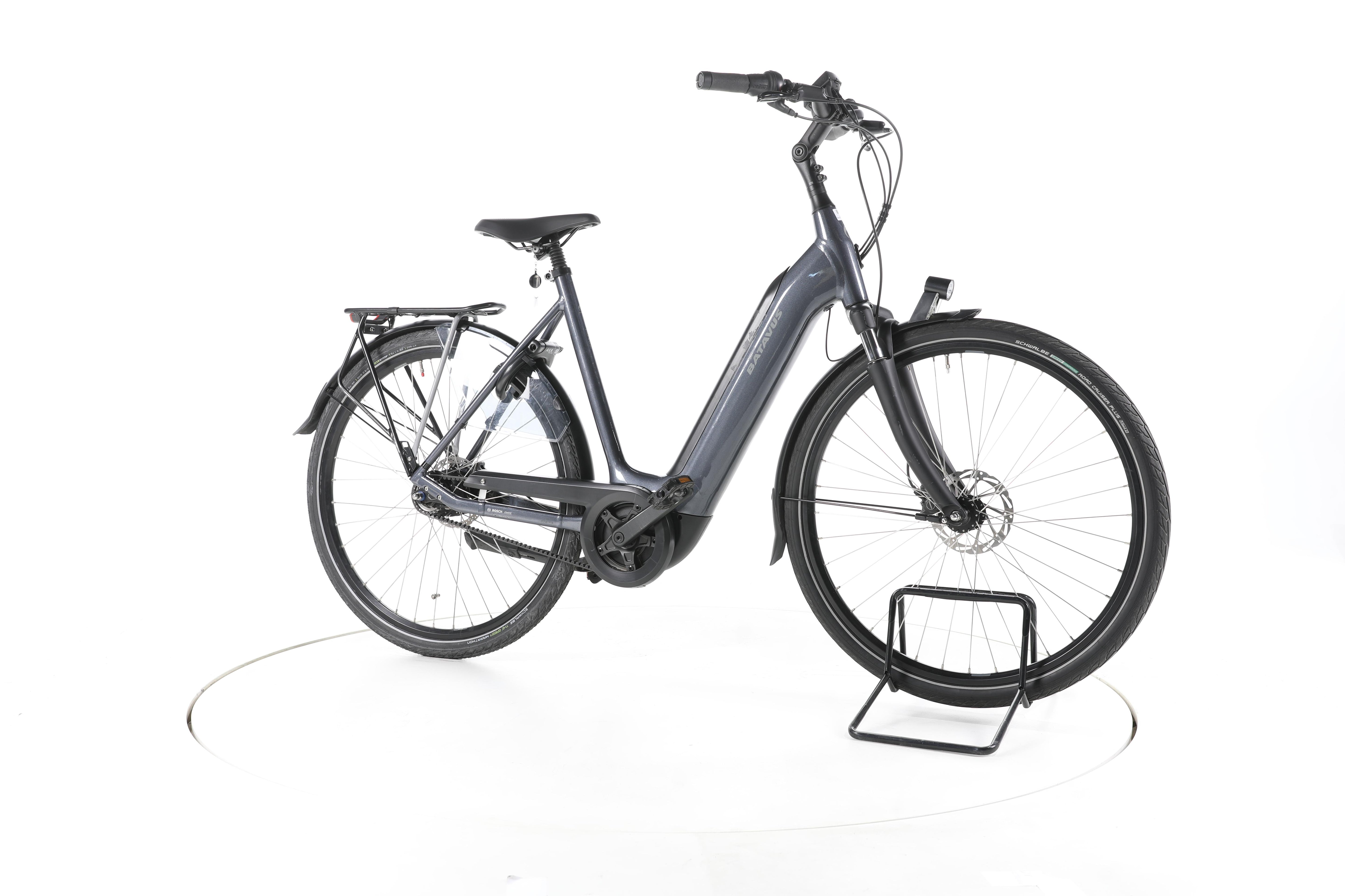 Batavus Finez Power Exclusiv, Anthrazit, 57 City E-Bike Tiefeinsteiger - Image 2