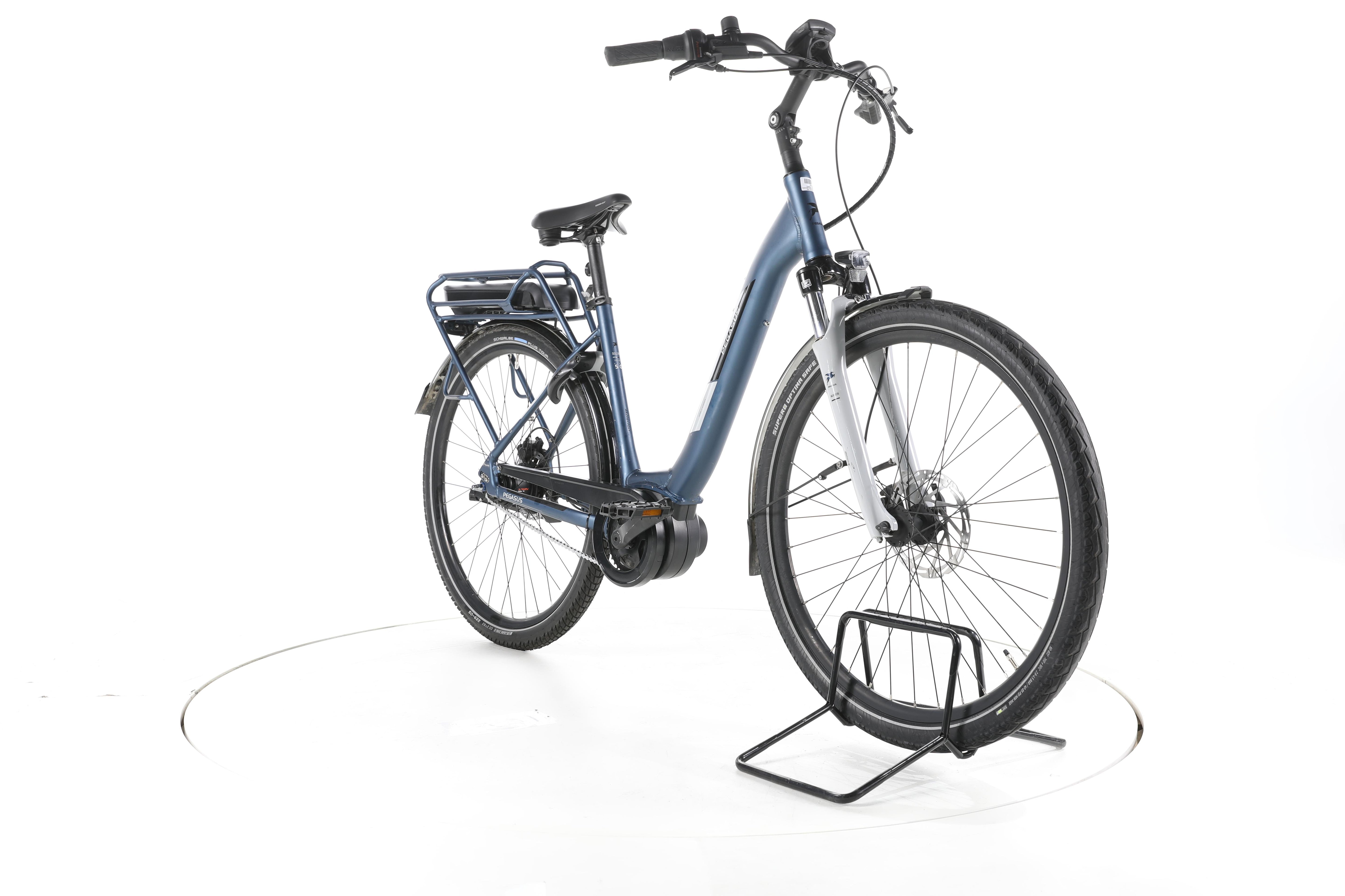Pegasus SoleroE8 Er28 bl RH-M  GA, blau, 28 City E-Bike Tiefeinsteiger - Image 3