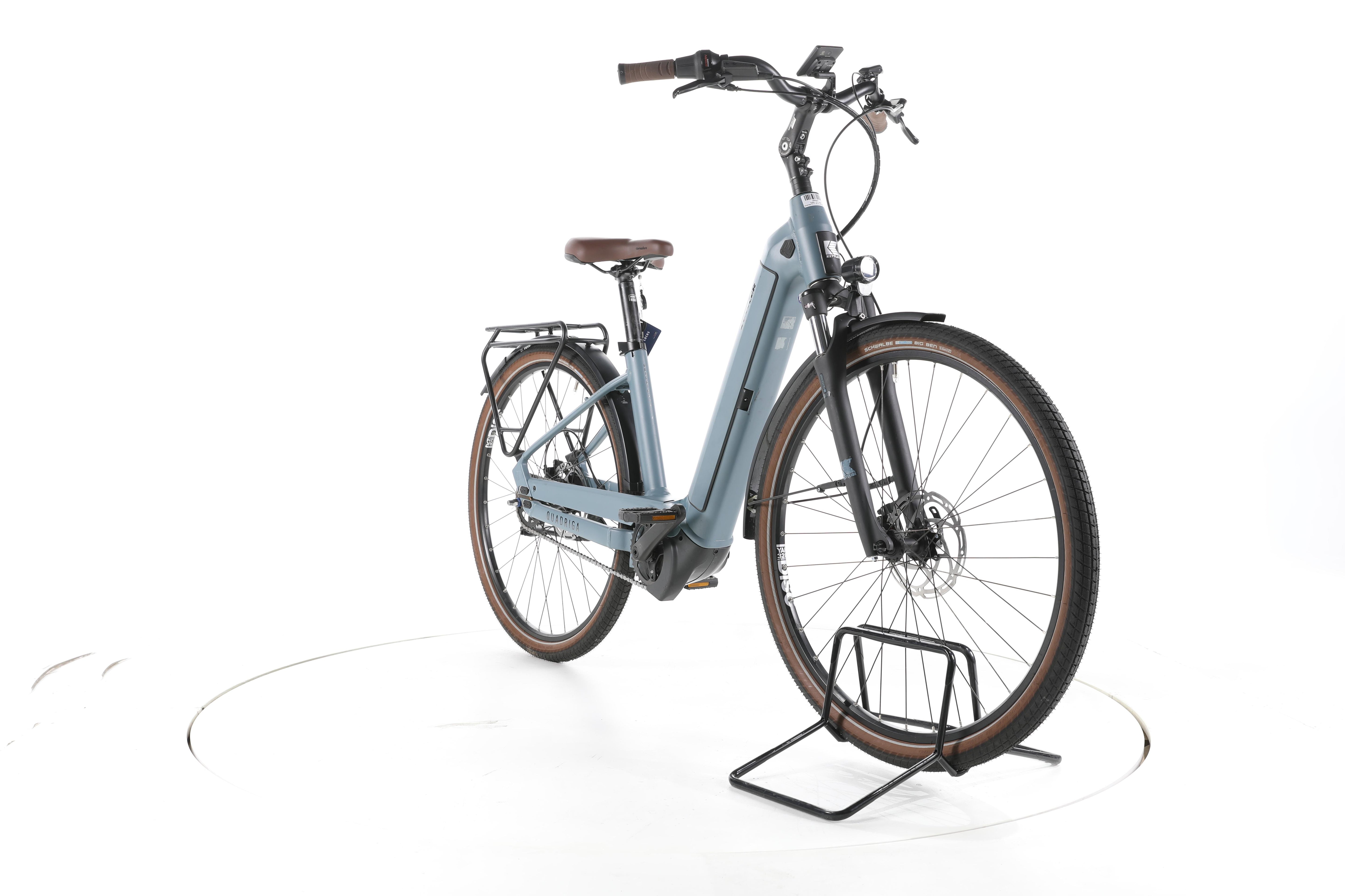 Kettler Quadriga P5 FL, BLAU, 43 cm City E-Bike Tiefeinsteiger - Image 3