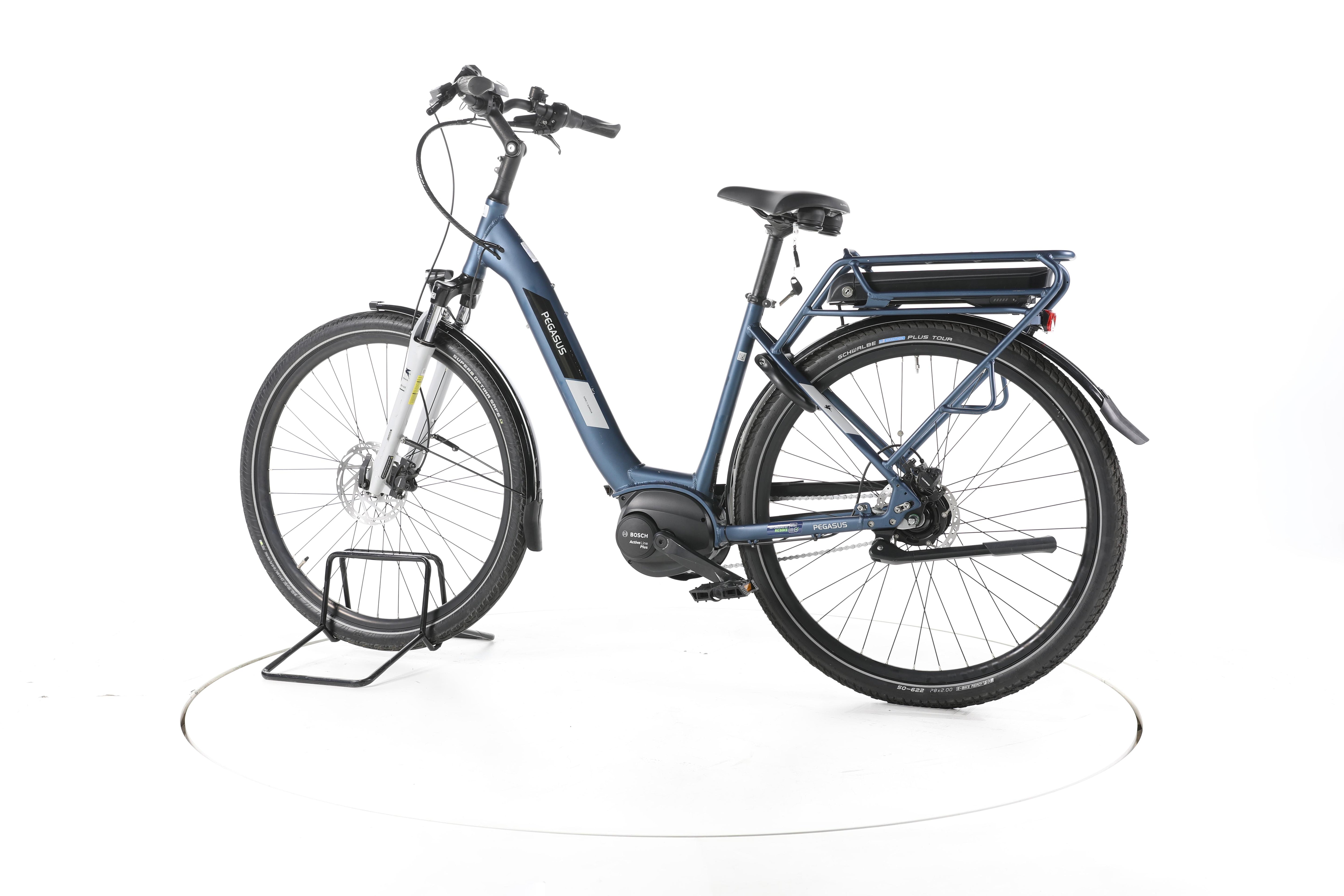 Pegasus SoleroE8 Er28 bl RH-M  GA, blau, 28 City E-Bike Tiefeinsteiger - Image 8